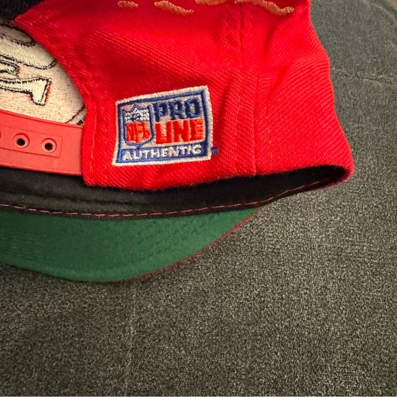 Vintage 90s Logo Athletic San Francisco 49ers Splash Snapback Wool Hat - Picture 6 of 6